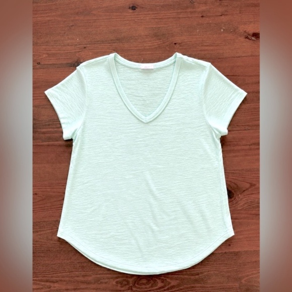 WILT v neck tee SHIRT Mint Green - Large